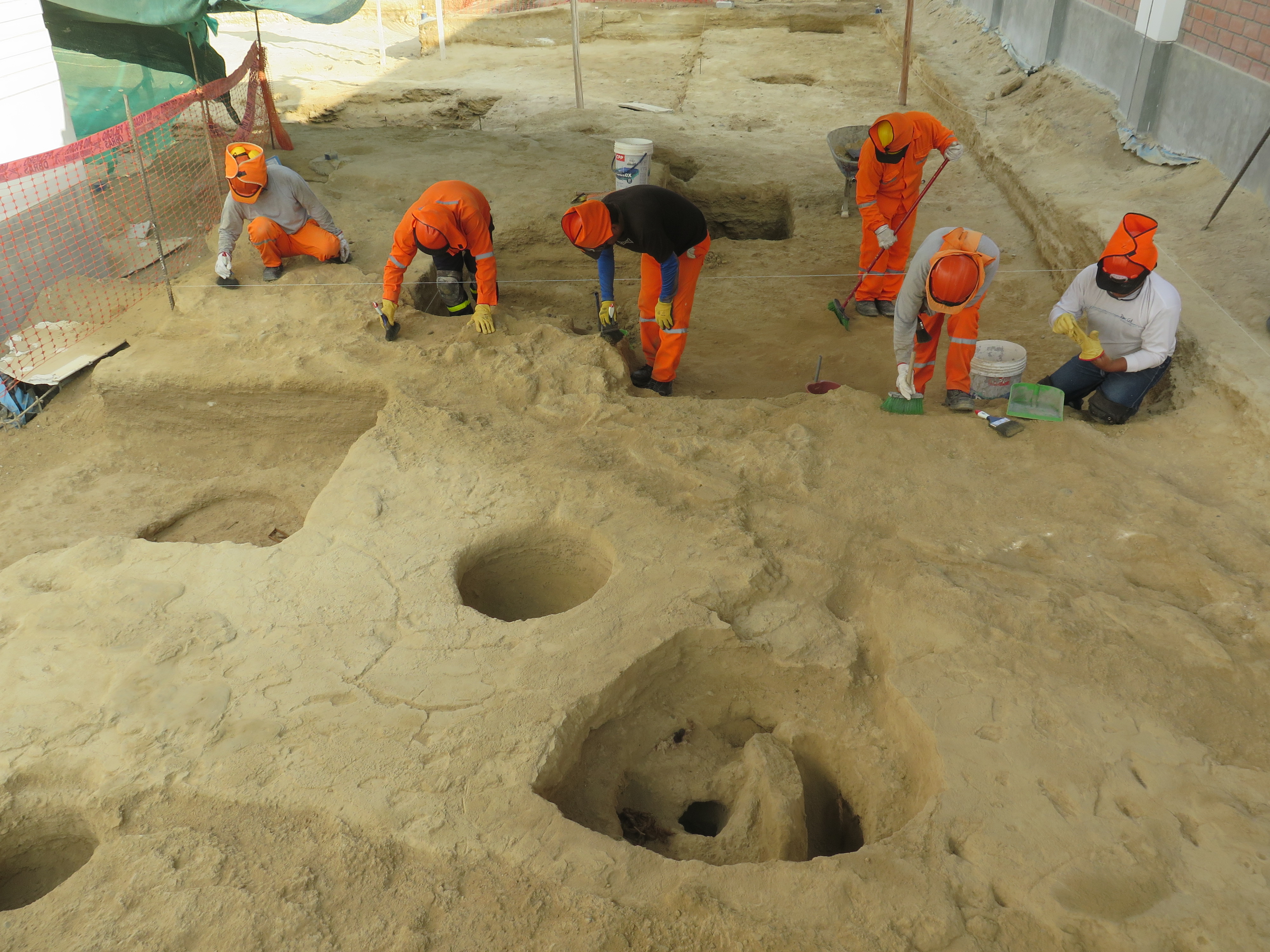 Actividades de rescate arqueológico